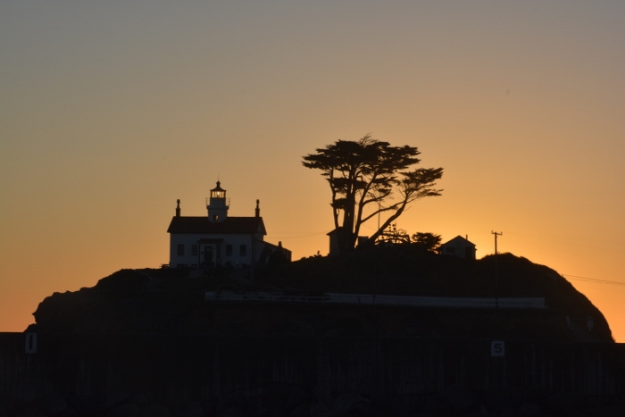 Batter Point Lighthouse at sunset